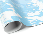 Lila und blaues Ombre Verpackungs-Papier Geschenkpapier (Rolleneckpunkt)