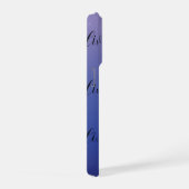 Lila- und Blaugradient iPhone Hülle (Rechte Seite)