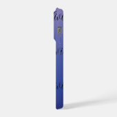 Lila- und Blaugradient iPhone Hülle (Linke Seite)