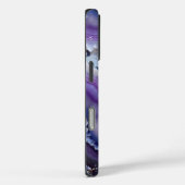 Lila- und Blue Agate Slice Case-Mate iPhone Hülle (Rückseite / Rechts)