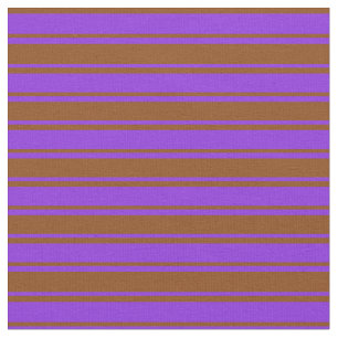 Lila und braune farbige Linien Stoff