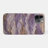 Lila und brauner Mystischer Berg Case-Mate iPhone Hülle (Rückseite (Horizontal))