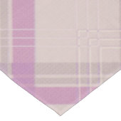 Lila und cremefarben, cremefarben, mit Happy Happy Tischdecke (Schrägansicht)