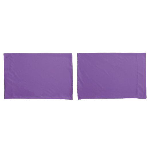 Lila und cremefarbene Muster Pillowcases Kissenbezug (Vorderseite-Set)