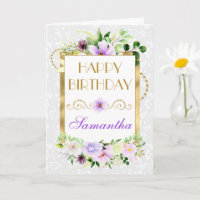 Lila und cremefarbene Sommer-Blume Goldene Fohlen 