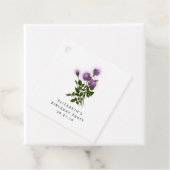 Lila und Elfenbein Geschenkanhänger (Beispiel)