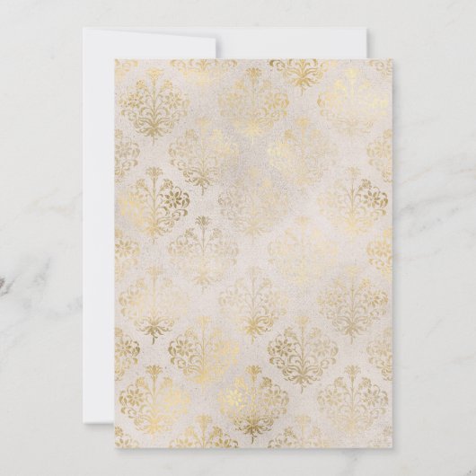 Lila und Elfenbeinflorlaufwerk mit Dusche Einladung (Rückseite)