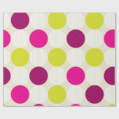 Lila und Gelb Geschenkpapier (Flach)