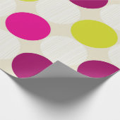 Lila und Gelb Geschenkpapier (Ecke)
