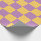Lila und gelb geschenkpapier (Ecke)