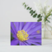 Lila und gelb postkarte (Stehend Vorderseite)
