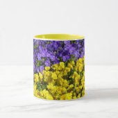 Lila und gelb tasse (Zentrum)