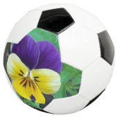 Lila- und Gelbblüte Fußball (Dreiviertel)