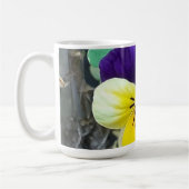 Lila- und Gelbblüte Kaffeetasse (Links)