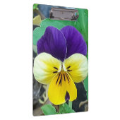 Lila- und Gelbblüte Klemmbrett (Rechts)