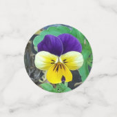 Lila- und Gelbblüte Konfetti (Klein Vorderseite)