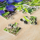 Lila und gelbe alpine Blume Puzzle (Seite)
