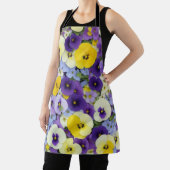 Lila und gelbe Blume Schürze (InSitu)