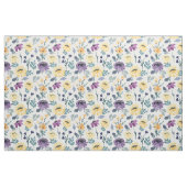 Lila und gelbe Blume Stoff (Fat Quarter (45,7 x 55,9 cm))