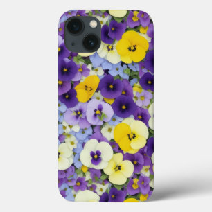 Lila und gelbe Blume Telefonzelle Case-Mate iPhone Hülle