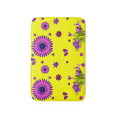 Lila und gelbe Duschbadewanne Badezimmer Badematte (Vorderseite Vertikal)