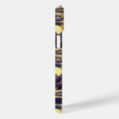 Lila und gelbe japanische Landschaft Case-Mate iPhone Hülle (Rückseite / Rechts)