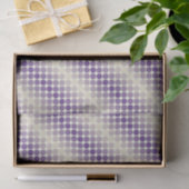 Lila und gelbe Kreisel Seidenpapier (Geschenk)