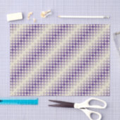 Lila und gelbe Kreisel Seidenpapier (Handwerk)