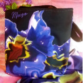 Lila und gelbe Passionsbeutel Tasche