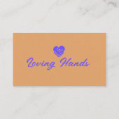 Lila und gelber Reinigungsservice Visitenkarte (Rückseite)