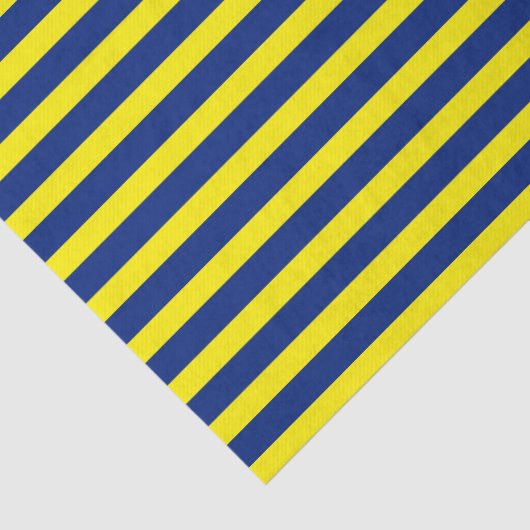 Lila- und gelbfarbene Farbstreifen Seidenpapier (Detail)