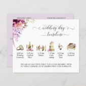 Lila und gewalttätige Hochzeiten - Zeitplan und Pr (Vorne/Hinten)