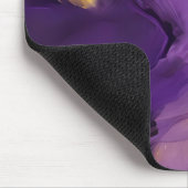 Lila und Gold abstrakt Mousepad (Ecke)