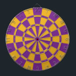 Lila und Gold Dartscheibe<br><div class="desc">Lila und Goldpfeil-Brett</div>