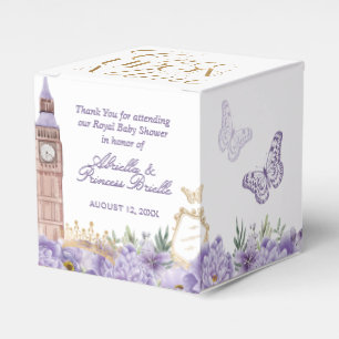 Lila und Gold Es war einmal Prinzessin Geschenkschachtel