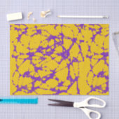 Lila und Gold-Gefärbte Krawatte Seidenpapier (Handwerk)