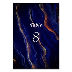 Lila und Gold Geode Agate Wedding Tischnummer