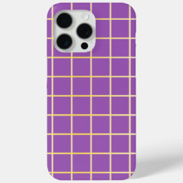 Lila und Gold Gitter Handyhülle | Elegante Schutzh Case-Mate iPhone Hülle