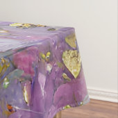Lila und Gold Glitzer Storm Fantasy Tischdecke (Beispiel)