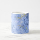 Lila und gold kaffeetasse (Mittel)