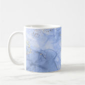 Lila und gold kaffeetasse (Links)