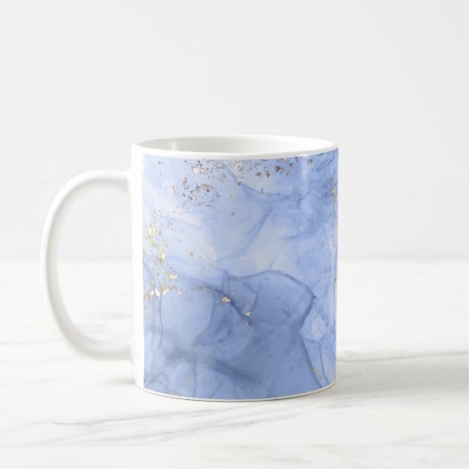 Lila und gold kaffeetasse (Links)