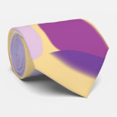 Lila und Gold Krawatte (Gerollt)