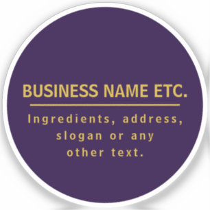 Lila- und Gold-Mehrzweck Aufkleber