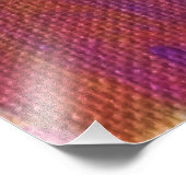 Lila und Gold O My Fotodruck (Ecke)