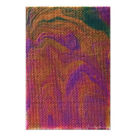 Lila und Gold O My Fotodruck