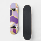 Lila und Gold Skateboard (Vorderseite)