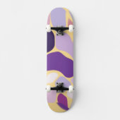 Lila und Gold Skateboard (Vorderseite)