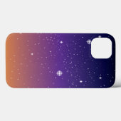 Lila und Gold Starry Sunset Sky Case-Mate iPhone Hülle (Rückseite (Horizontal))