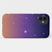 Lila und Gold Starry Sunset Sky Case-Mate iPhone Hülle (Rückseite (Horizontal))